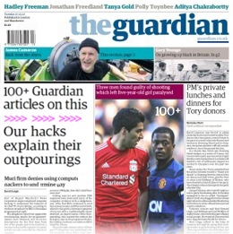 100+ Guardian articles on Suarez story